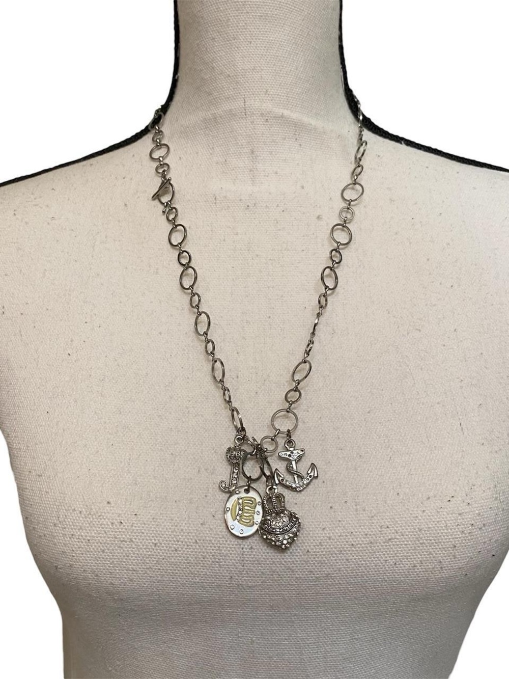 Y2K Juicy Couture Silver Tone Necklace